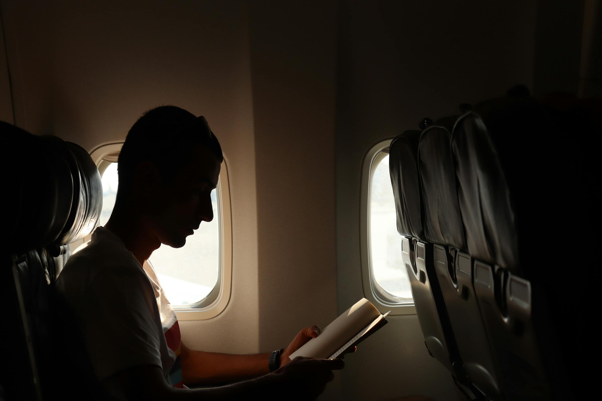 A Man Reading a Book