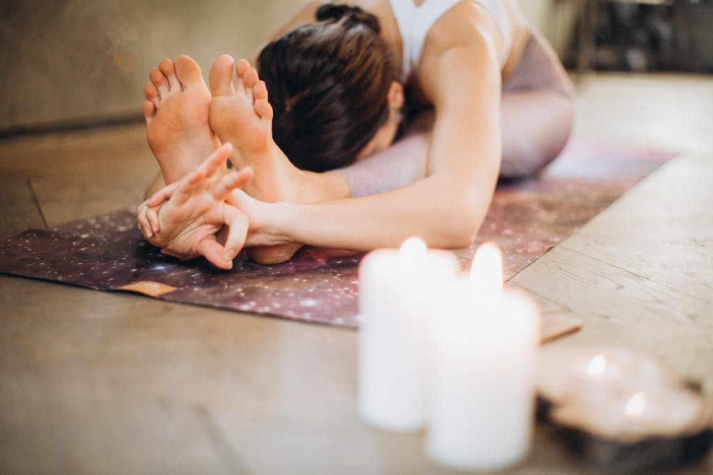 Woman Practicing Yoga